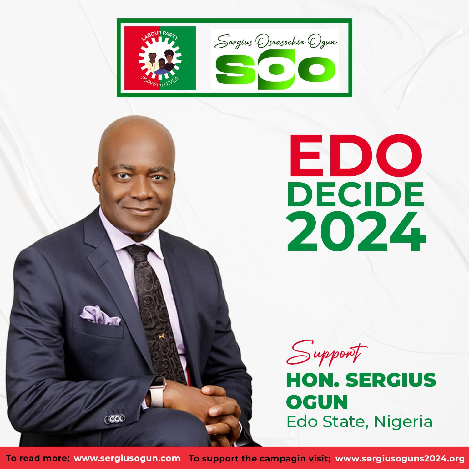 Edo 2023: Edo Political Observers Endorse Sergius Ogun