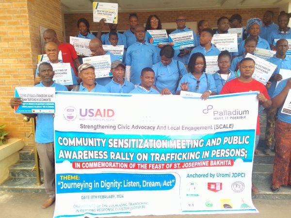 LOTIP-R Cluster Hosts Community Sensitization Meeting, Public Awareness Rally on Trafficking in Persons