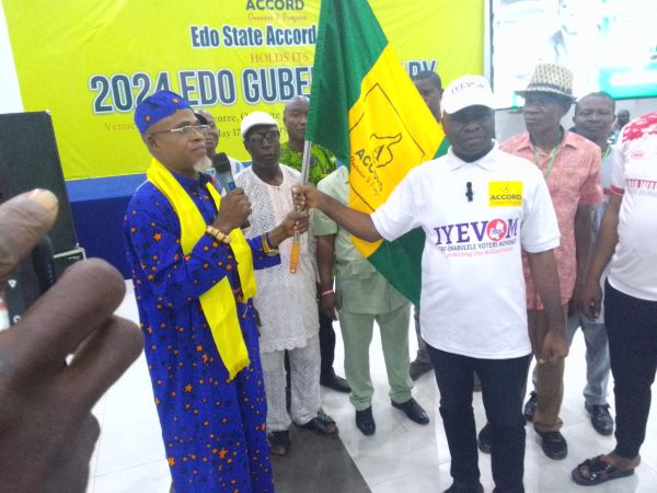 Edo 2024: Kennedy Iyere EmergesAccord Party Governorship Candidate