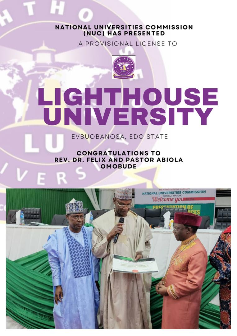 Lighthouse University Granted Operational Licence By NUC