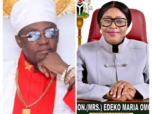 Edo Deputy Speaker, Oligbi-Edeko Feliicitates with Oba of Benin on 8th Coronation Anniversary