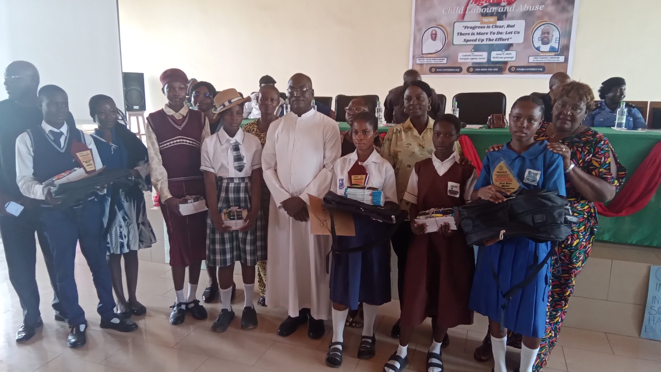 Uromi JDPCI Calls for Protection of Children Against Child Labour, Abuse 