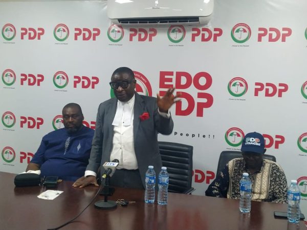 PDP Urges Gov.Okpebholo to Adopt Obaseki’s Security Achitecture to Secure Edo State