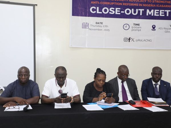 Open Contracting Data Publication: ANEEJ Lauds Complying Fed. MDAs