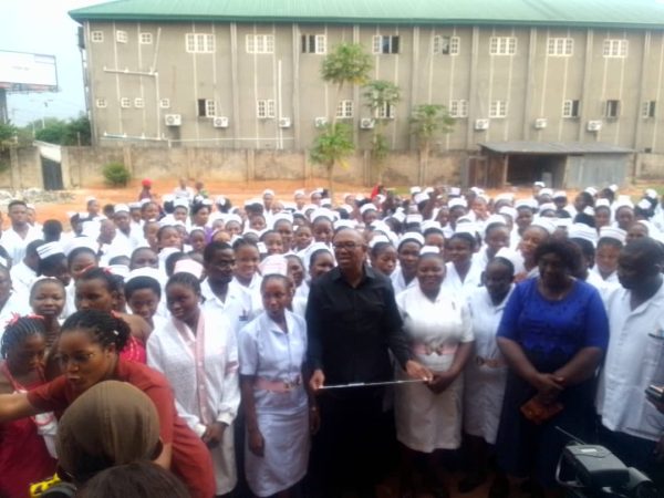 Peter Obi Donates N15M for Training of Nurses at St. Philomena College of Nursing Sciences
