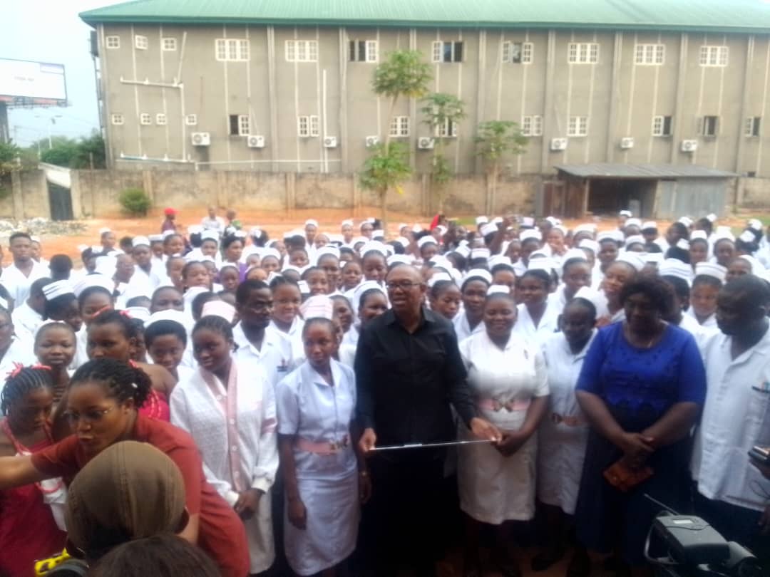 Peter Obi Donates N15M for Training of Nurses at St. Philomena College of Nursing Sciences