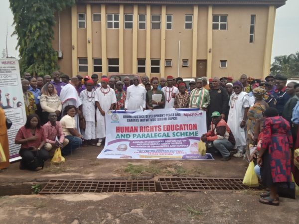 Uromi JDPCI Intervenes in 300 Cases of Human Rights Violations in One Year