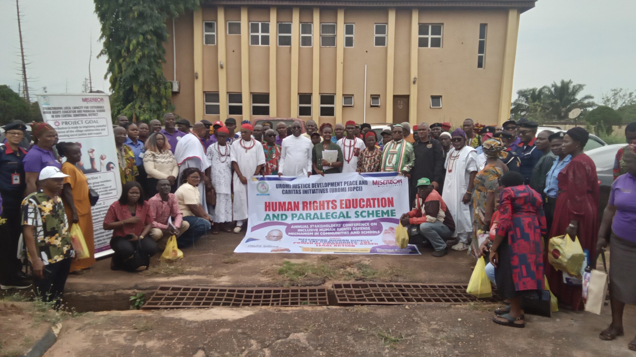 Uromi JDPCI Intervenes in 300 Cases of Human Rights Violations in One Year