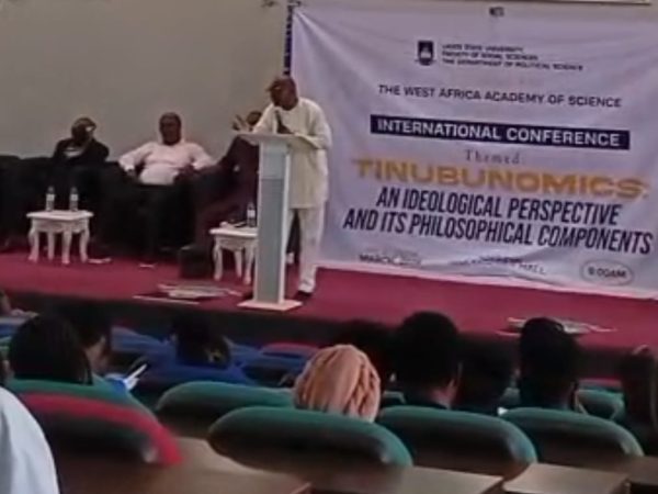 Academics in A Lagos International Conference on Tinubunomics…