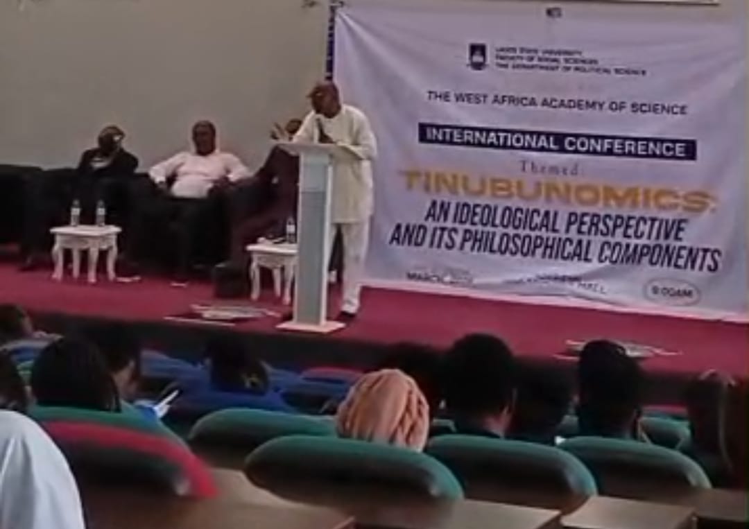 Academics in A Lagos International Conference on Tinubunomics…