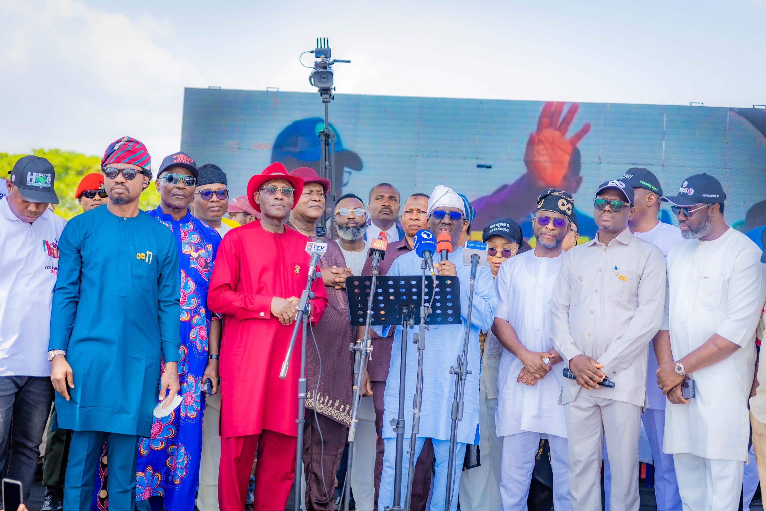 Senator Ordia, Edionwele, Ihenyen Collapse PDP Structure into APC in Edo Central